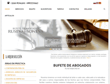 Tablet Screenshot of es.advokatruseva.com